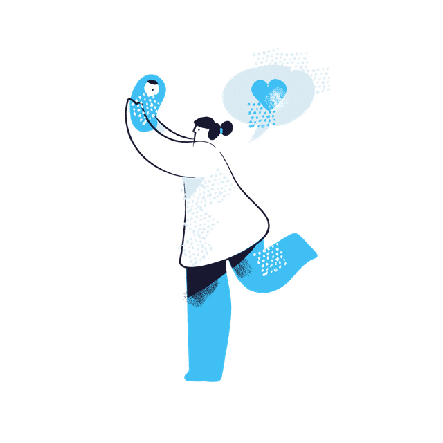 Celebration with gifts and party decorations