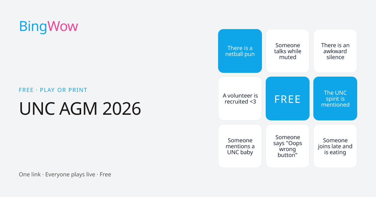 UNC AGM 2026 card preview