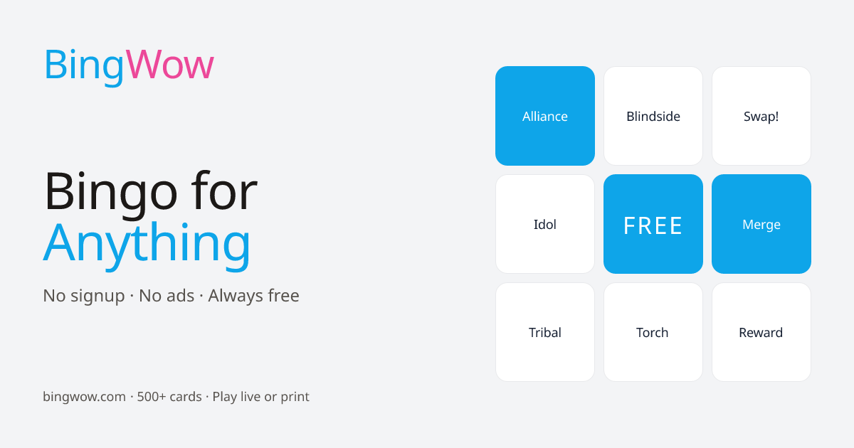 Create a 5×5 Multiplayer Bingo Game for an Office Fun Friday with 10–15 Players. Theme Funny and R card preview
